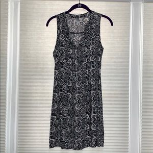 Navy and white Old Navy dress